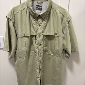 Drake Men's Casual Button Down Shirt - Green